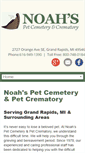 Mobile Screenshot of noahspetcemetery.com